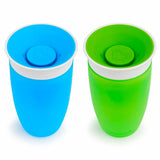 Tasse Miracle® 360° 10oz (2) - Bleu Vert-Munchkin-MUN-47020-30003A-CLÉMENT