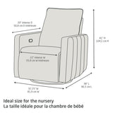 Fauteuil pivotant, coulissant et inclinable Dorian avec veilleuse - Fog-Maxi-Cosi-MXI-NS019HYJ-CLÉMENT