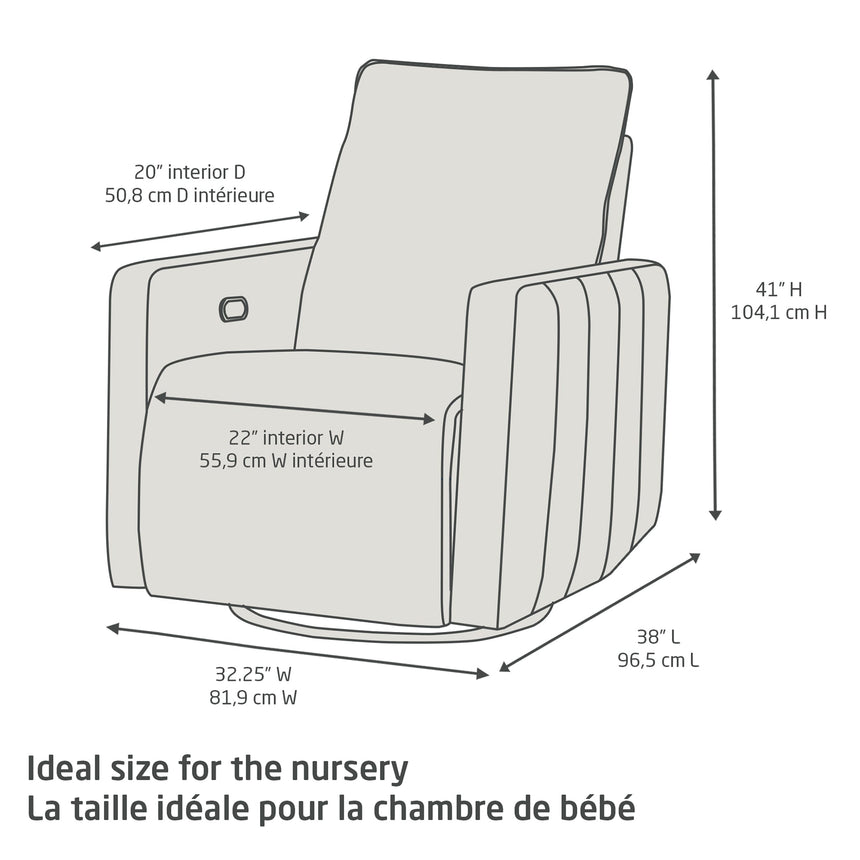 Fauteuil pivotant, coulissant et inclinable Dorian avec veilleuse - Fog-Maxi-Cosi-MXI-NS019HYJ-CLÉMENT