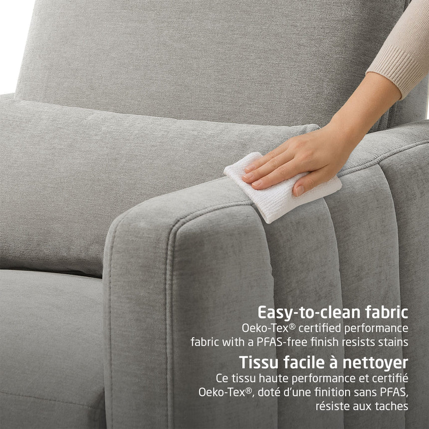 Fauteuil pivotant, coulissant et inclinable Dorian avec veilleuse - Ash-Maxi-Cosi-MXI-NS019HYK-CLÉMENT