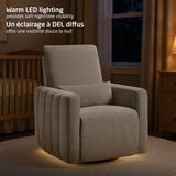 Fauteuil pivotant, coulissant et inclinable Dorian avec veilleuse - Ash-Maxi-Cosi-MXI-NS019HYK-CLÉMENT