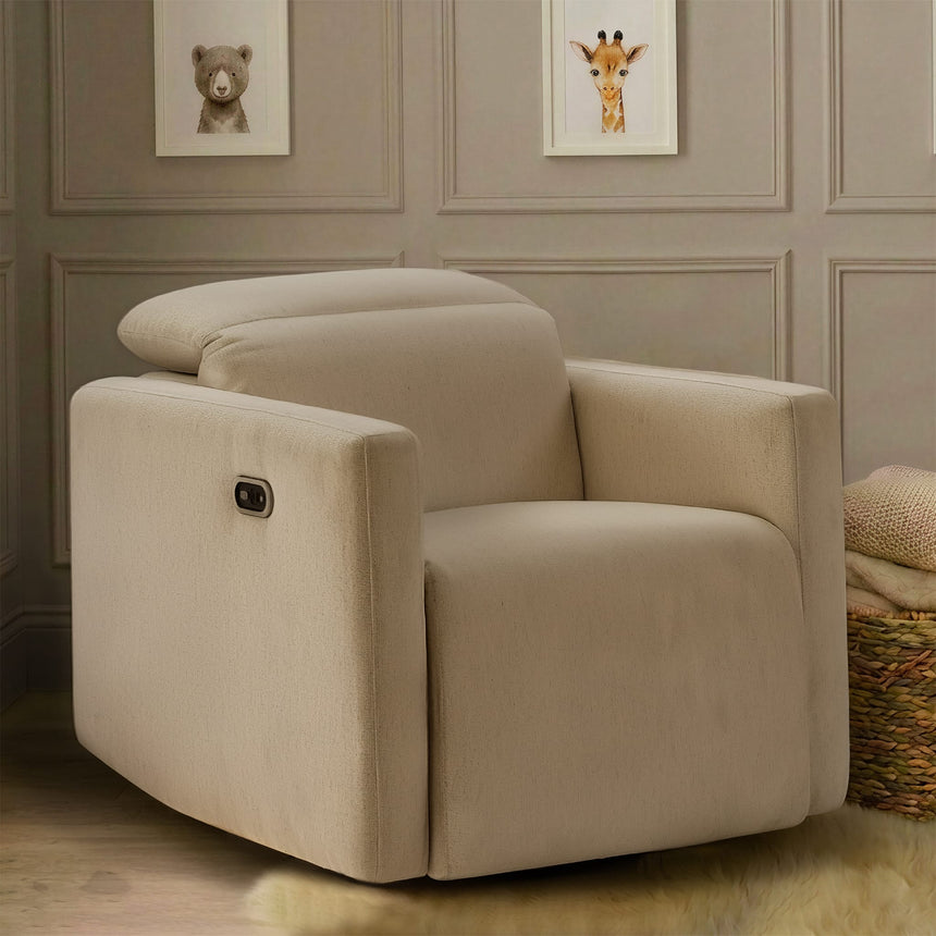 Fauteuil pivotant, coulissant et inclinable Isla avec veilleuse - Vanille-Maxi-Cosi-MXI-NS025HYL-CLÉMENT