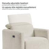 Fauteuil pivotant, coulissant et inclinable Isla avec veilleuse - Vanille-Maxi-Cosi-MXI-NS025HYL-CLÉMENT