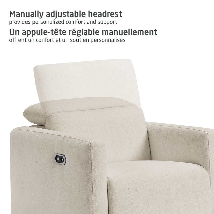 Fauteuil pivotant, coulissant et inclinable Isla avec veilleuse - Vanille-Maxi-Cosi-MXI-NS025HYL-CLÉMENT