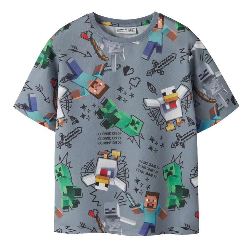 T-shirt Imprimé Minecraft 6-12ans-Name It-Bleu-6-NAE-13260045-T-CLÉMENT