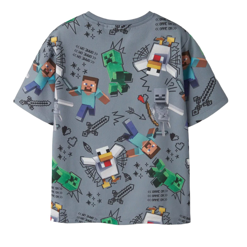 T-shirt Imprimé Minecraft 6-12ans-Name It-NAE-13260045-T-CLÉMENT