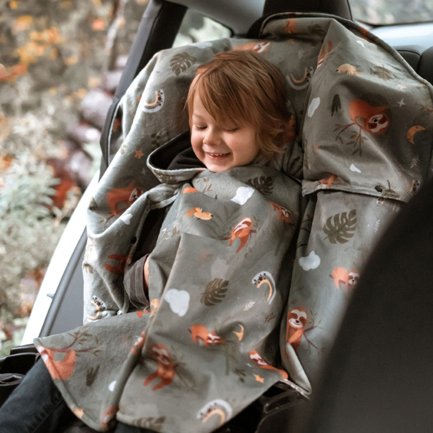 Poncho pour Siège d'Auto 0-6ans - Paresseux-Naélie-NAI-012201-CLÉMENT