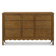 Commode 9 Tiroirs Ambrosia - Naturel Noyer-Namesake-NAM-M32328NL-CLÉMENT