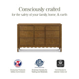 Commode 9 Tiroirs Ambrosia - Naturel Noyer-Namesake-NAM-M32328NL-CLÉMENT