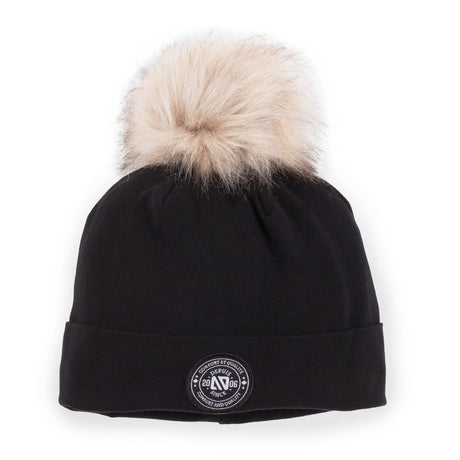 Tuque Pompon Unie Noire 7-14ans-Nano-Noir-7-14 ans-NAN-BFTUJ500-CLÉMENT