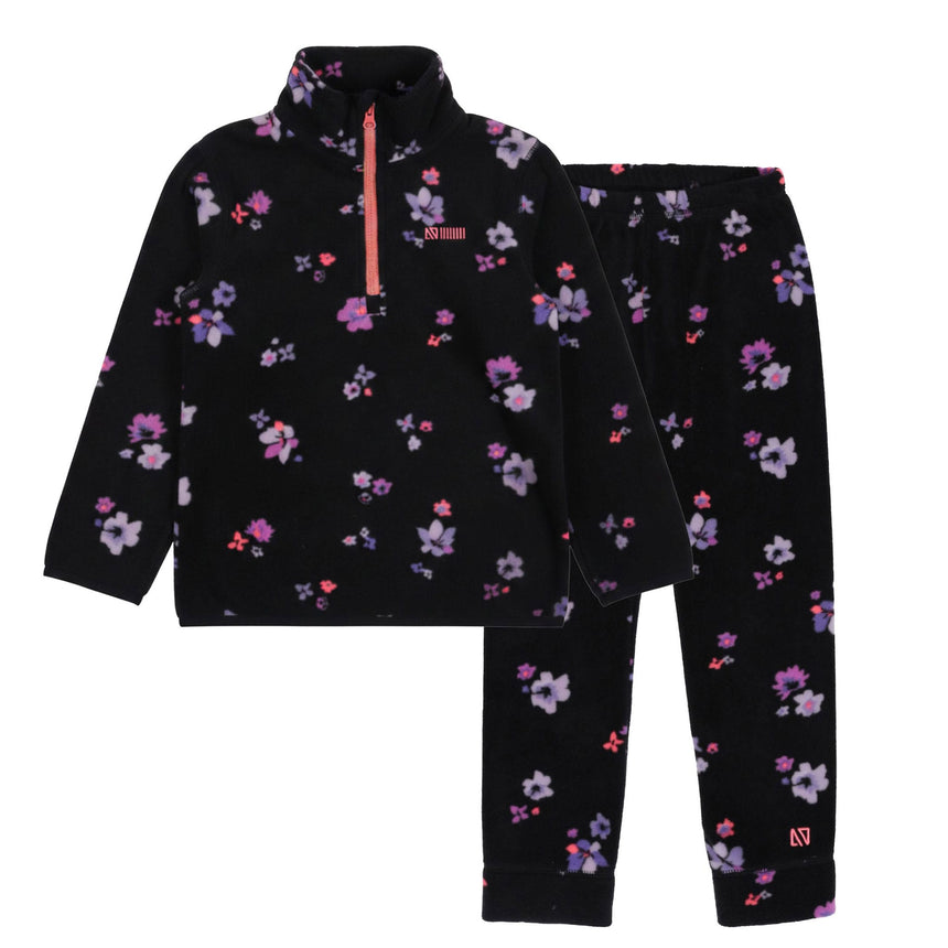 Ensemble Polar Fleurs 2-14ans-Nano-Noir-2-NAN-BUWP604-F26-CLÉMENT