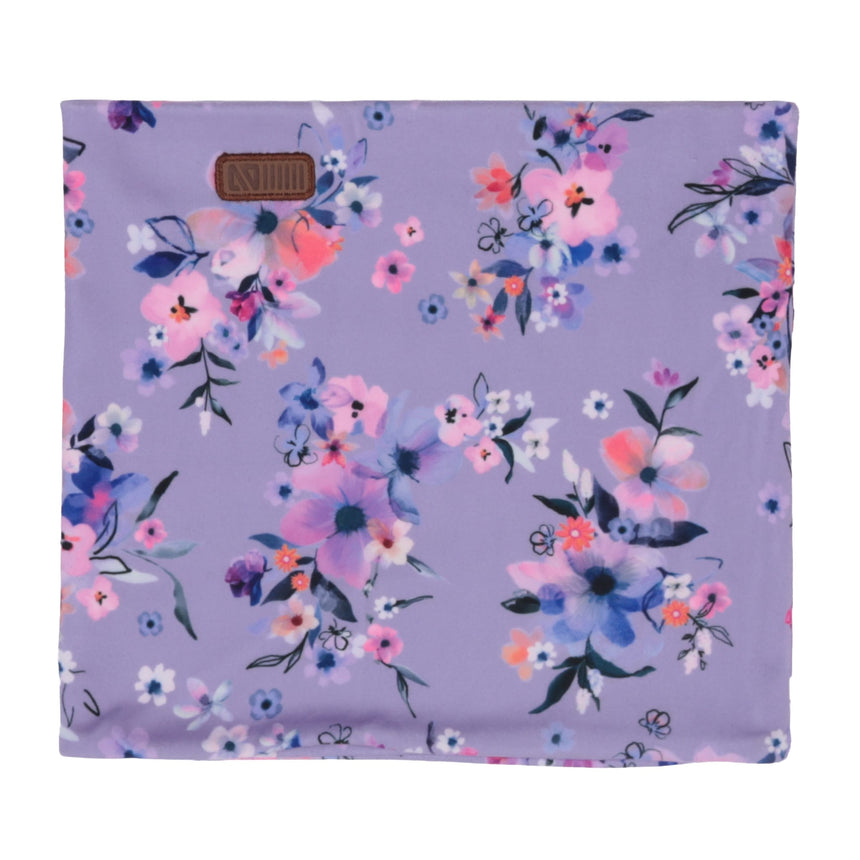 Cache-cou Coton Fleurs 4-14ans-Nano-Lilas-4-12 ans-NAN-F26CACJ500L2-CLÉMENT