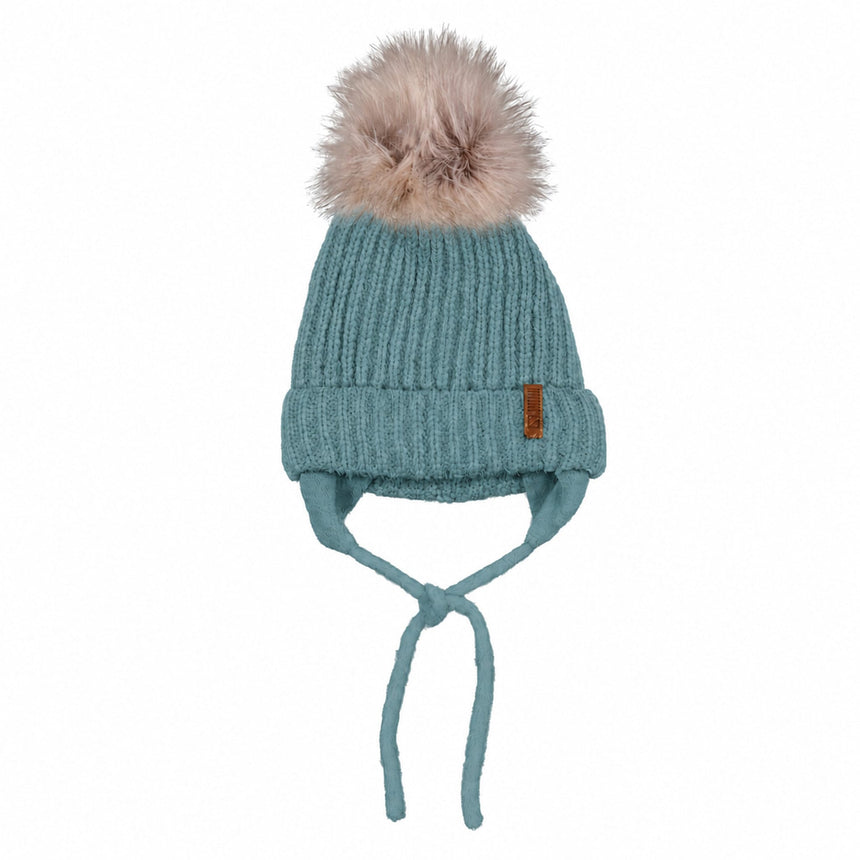 Tuque Tricot Romy 2-6ans-Nano-Turquoise-2-4-NAN-F26TU254-2-CLÉMENT