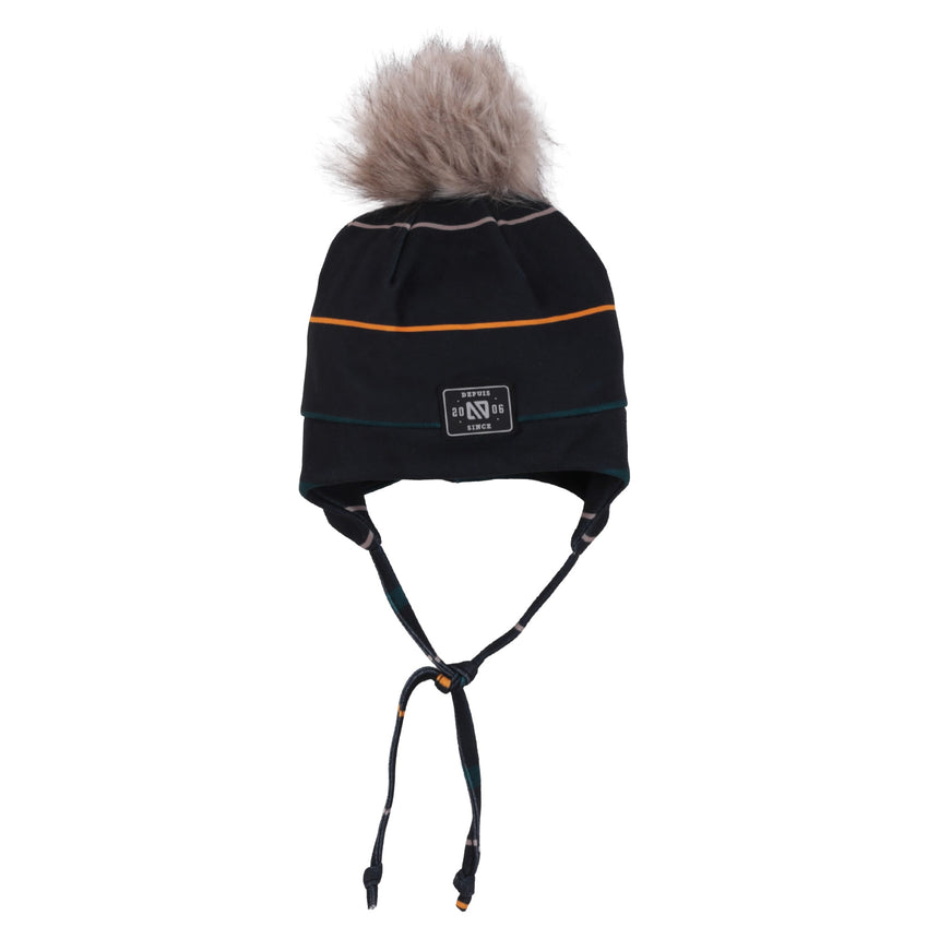 Tuque Coton Rayée 2-6ans-Nano-Noir-2-4-NAN-F26TUJO501-2-CLÉMENT