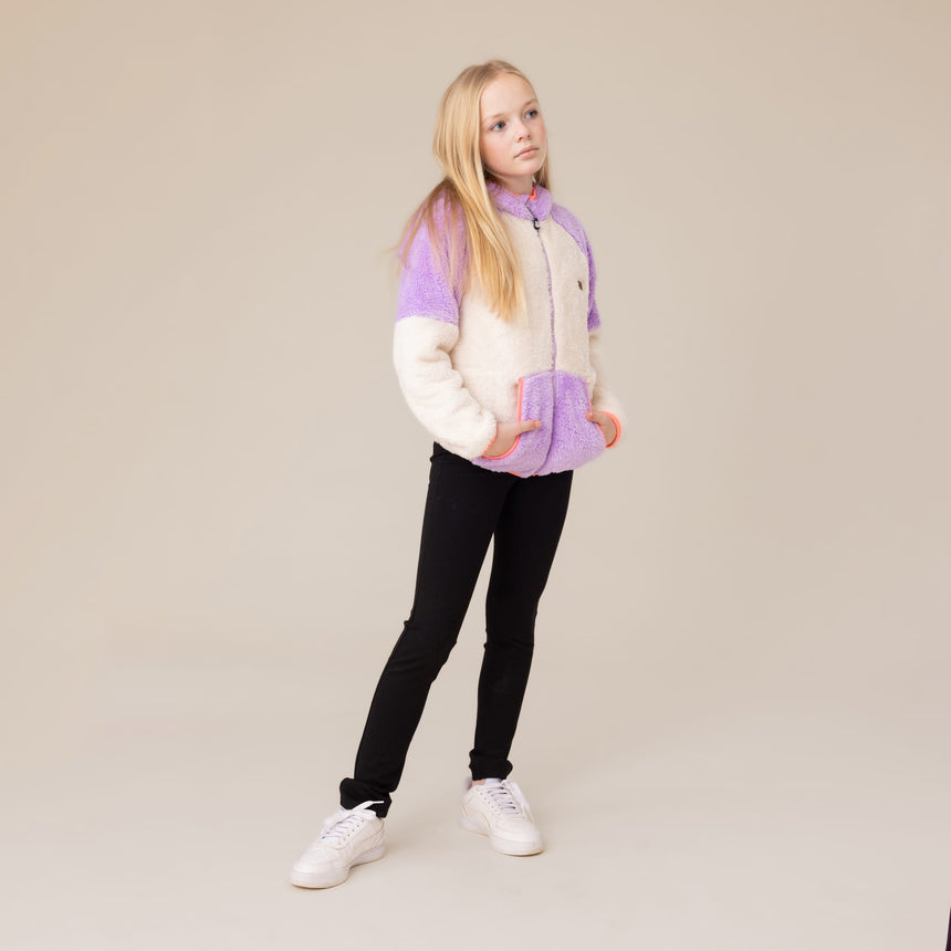 Veste Sherpa Ivoire 3-10ans-Nano-NAN-F26VS02-CLÉMENT