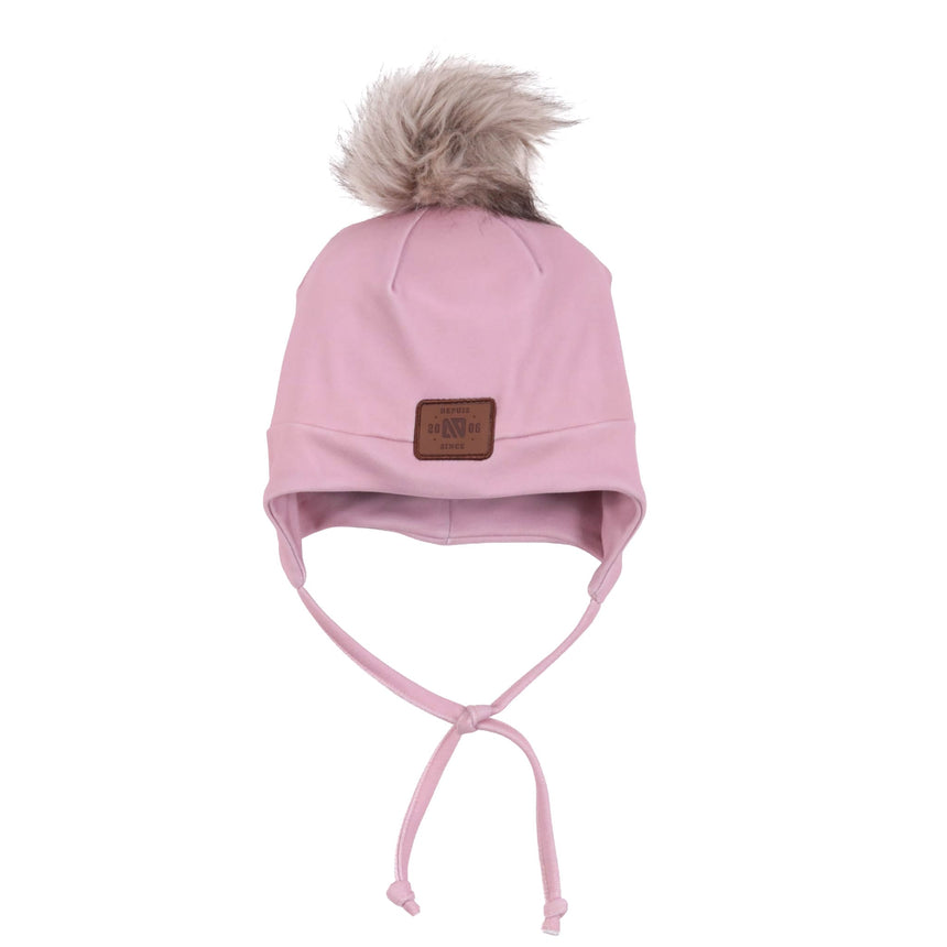 Tuque Doublée Unie 2-6ans-Nano-Rose-2-4-NAN-FTUJO500F262-CLÉMENT