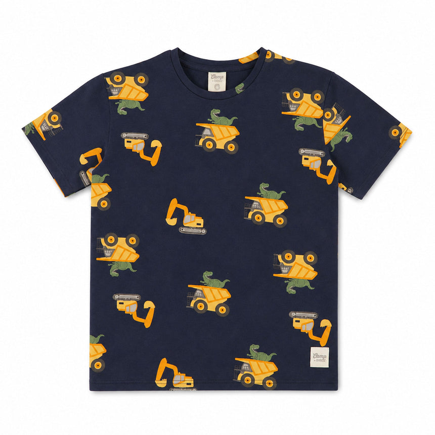 T-shirt Marine Dino 2-8ans-Camp by Birdz-Marine-2-NAS-CLSPKB391-DD-CLÉMENT