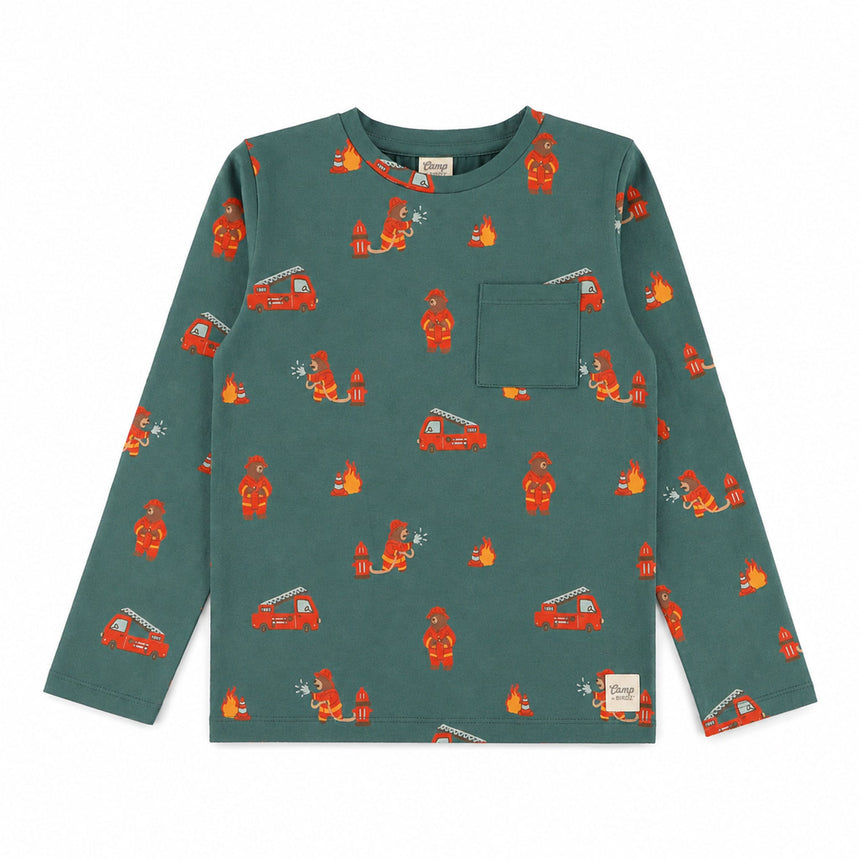 T-shirt Pompier 2-8ans-Camp by Birdz-Sarcelle-2-NAS-CLSPKB392-JF-CLÉMENT