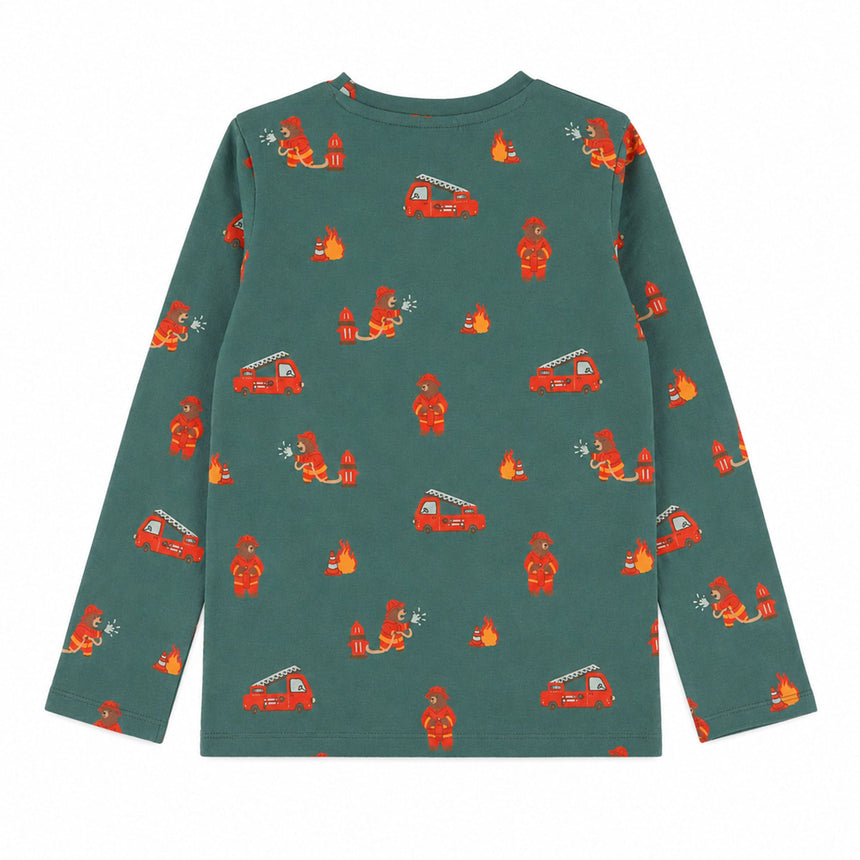 T-shirt Pompier 2-8ans-Camp by Birdz-NAS-CLSPKB392-JF-CLÉMENT