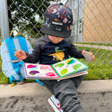 T-shirt Raglan Camion Dino 2-8ans-Camp by Birdz-NAS-CLSPKB393-DB-CLÉMENT