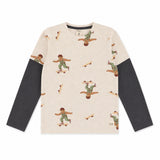 T-shirt Fooler Skateboard 2-8ans-Camp by Birdz-Beige-2-NAS-CLSPKB394-OS-CLÉMENT