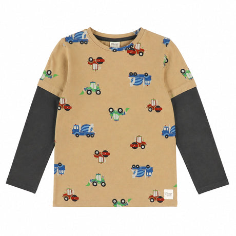 T-shirt Fooler Construction 2-8ans-Camp by Birdz-Taupe-2-NAS-CLSPKB394-TM-CLÉMENT