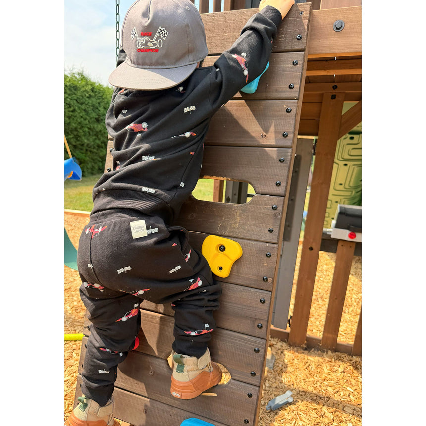 Pantalon Ouaté Autos Course 2-8ans-Camp by Birdz-NAS-CLSPKB397-JR-CLÉMENT
