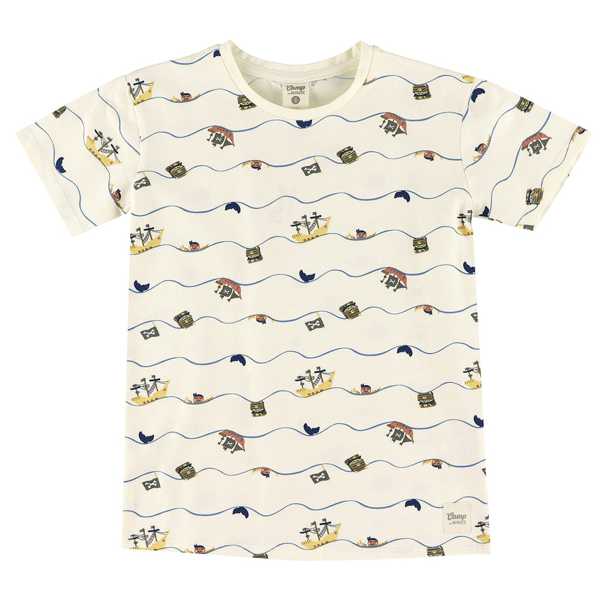 T-shirt Pirate 2-8ans-Camp by Birdz-Ivoire-2-NAS-CLSPKB670-BO-CLÉMENT