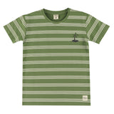 T-shirt Rayé Ile 2-8ans-Camp by Birdz-Vert-2-NAS-CLSPKB670-DI-CLÉMENT