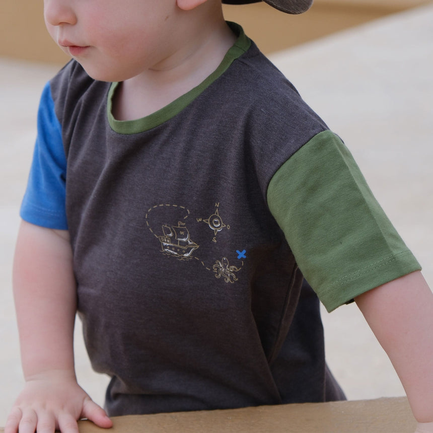 T-shirt Carte Aux Trésors 2-8ans-Camp by Birdz-NAS-CLSPKB670-GU-CLÉMENT