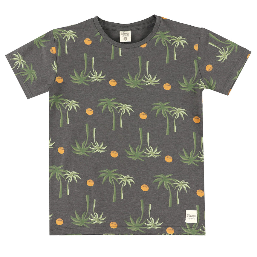 T-shirt Palmier 2-8ans-Camp by Birdz-Charcoal-2-NAS-CLSPKB670-PA-CLÉMENT