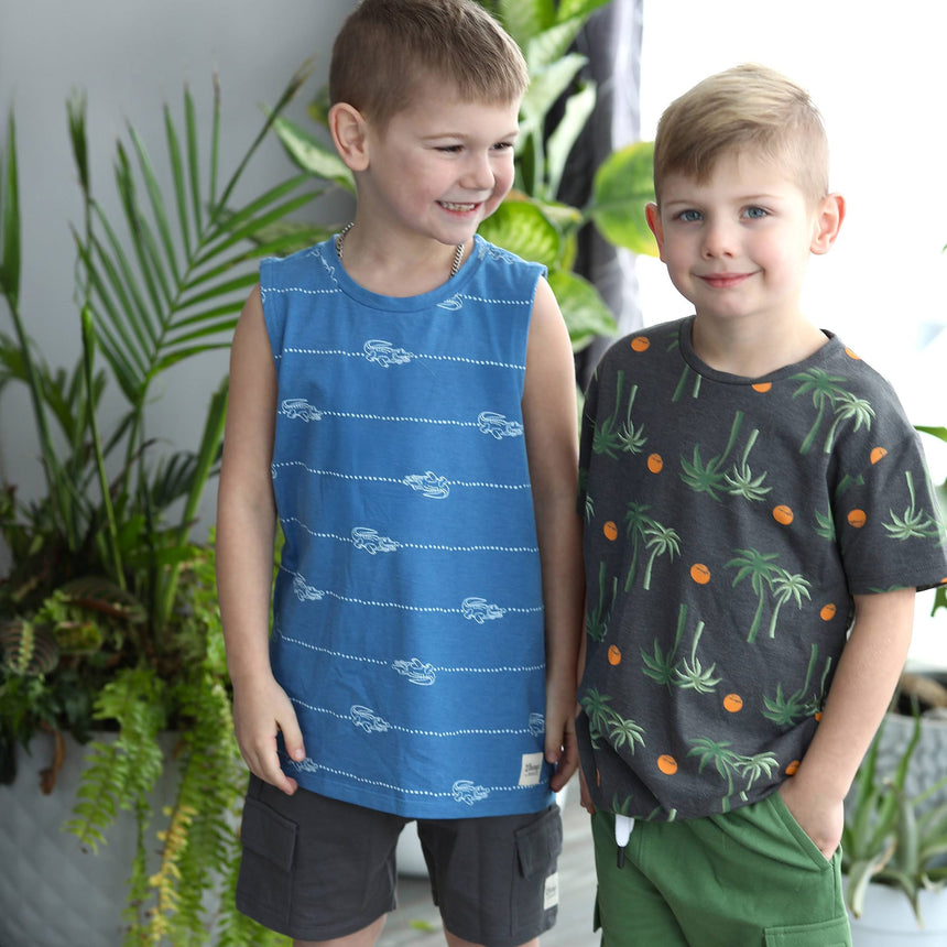 Camisole Crocodile 2-8ans-Camp by Birdz-NAS-CLSPKB671-PB-CLÉMENT
