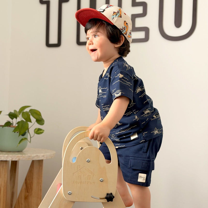 Short Cargo Marine 2-8ans-Camp by Birdz-NAS-CLSPKB673-DB-CLÉMENT