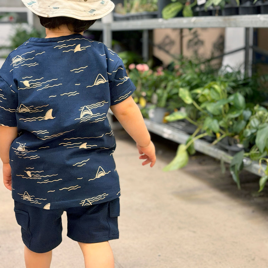 Short Cargo Marine 2-8ans-Camp by Birdz-NAS-CLSPKB673-DB-CLÉMENT