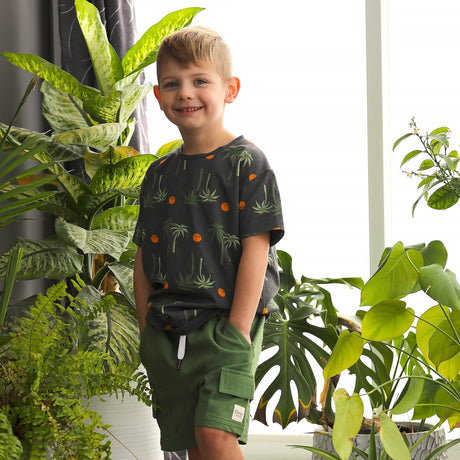 Short Cargo Vert 2-8ans-Camp by Birdz-NAS-CLSPKB673-DI-CLÉMENT