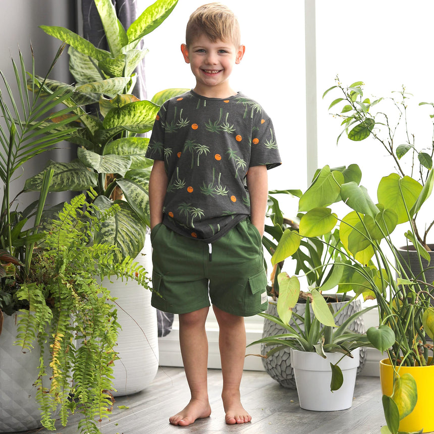 T-shirt Palmier 2-8ans-Camp by Birdz-NAS-CLSPKB670-PA-CLÉMENT