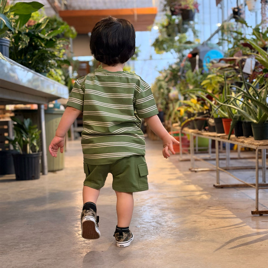 Short Cargo Vert 2-8ans-Camp by Birdz-NAS-CLSPKB673-DI-CLÉMENT