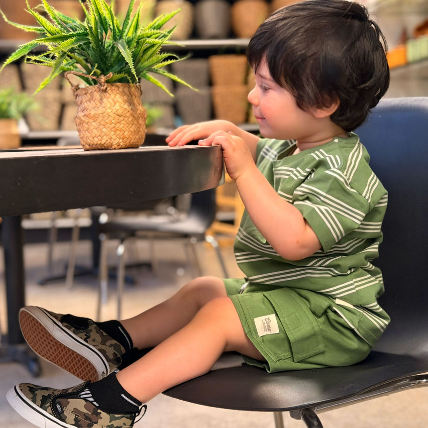 Short Cargo Vert 2-8ans-Camp by Birdz-NAS-CLSPKB673-DI-CLÉMENT