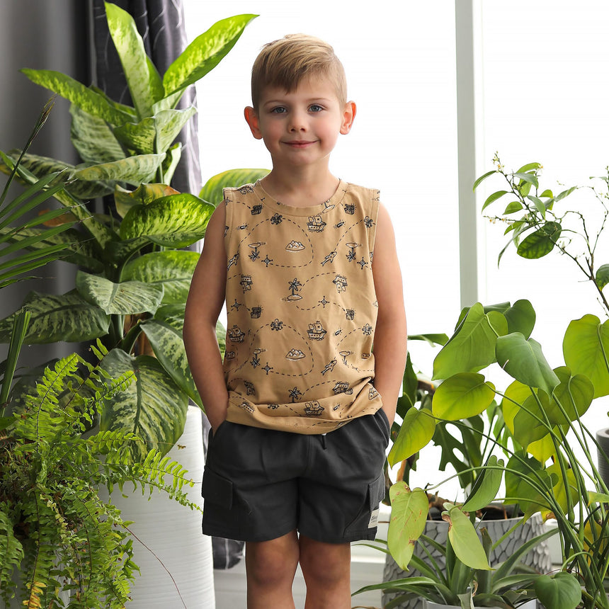 Short Cargo Charcoal 2-8ans-Camp by Birdz-NAS-CLSPKB673-GU-CLÉMENT