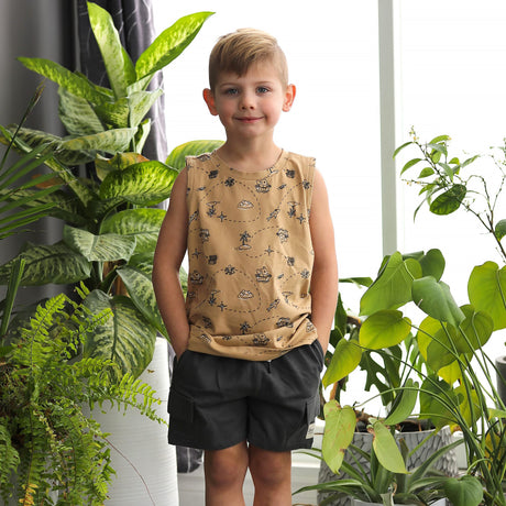 Camisole Chasses Aux Trésor 2-8ans-Camp by Birdz-NAS-CLSPKB671-TR-CLÉMENT