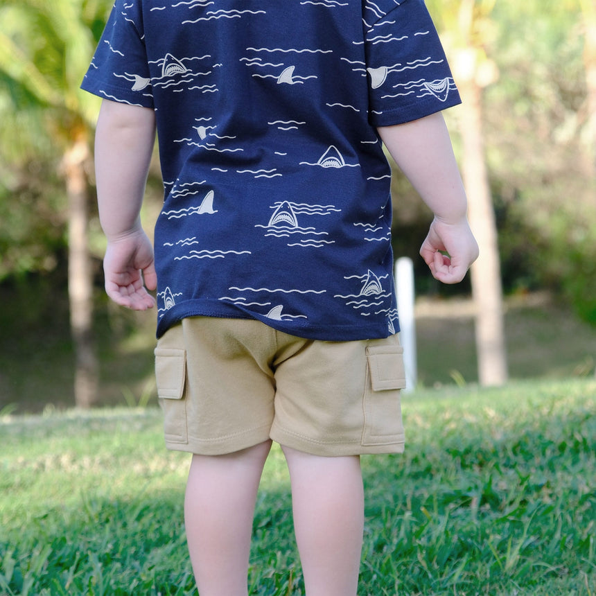Short Cargo Taupe 2-8ans-Camp by Birdz-NAS-CLSPKB673-TR-CLÉMENT