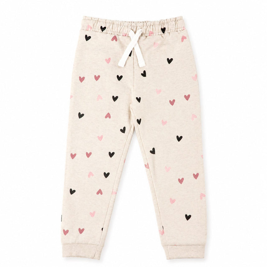 Pantalon Ouaté Coeurs 2-8ans-Camp by Birdz-Beige-2-NAS-CLSPKG295-OA-CLÉMENT