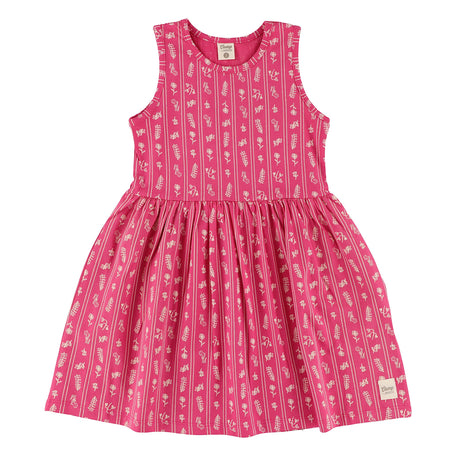 Robe Rayée Fleurs 2-8ans-Camp by Birdz-Fuchsia-2-NAS-CLSPKG684-FF-CLÉMENT