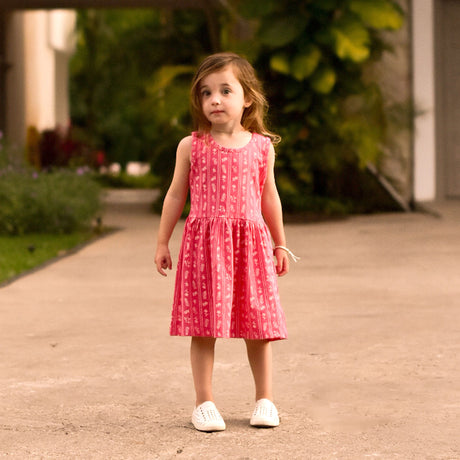 Robe Rayée Fleurs 2-8ans-Camp by Birdz-NAS-CLSPKG684-FF-CLÉMENT
