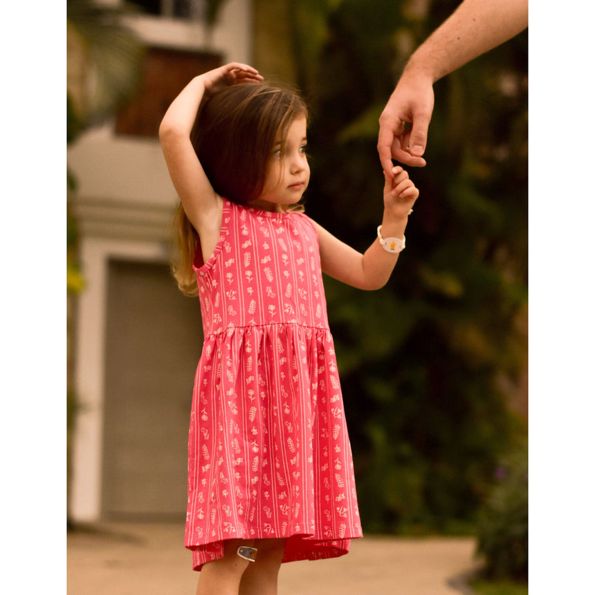 Robe Rayée Fleurs 2-8ans-Camp by Birdz-NAS-CLSPKG684-FF-CLÉMENT