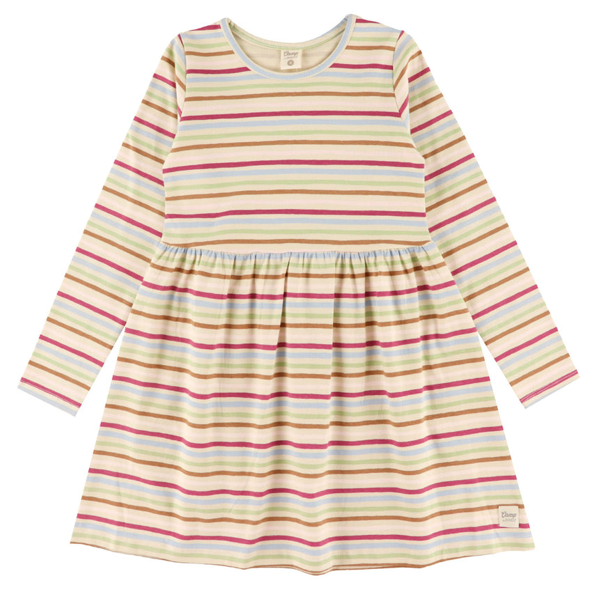 Robe Rayée 2-8ans-Camp by Birdz-Beige-2-NAS-CLSPKG725-BS-CLÉMENT