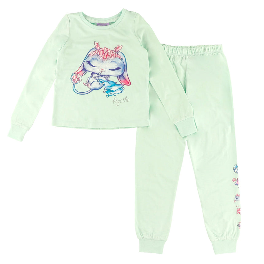 Pyjama Agatha 4-12ans-Nebulous Stars-Turquoise-4-NBU-XBC049-CLÉMENT