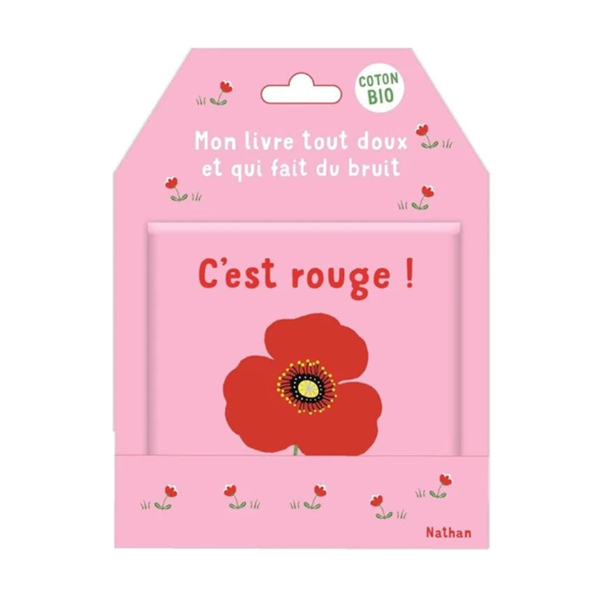 C'est Rouge! Mon Livre Tout Doux et Qui fait du Bruit-Nathan-NHN-782095058302-CLÉMENT