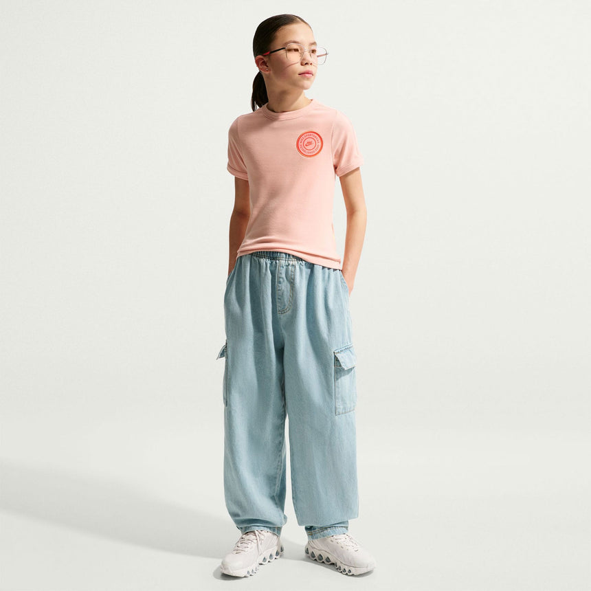 T-shirt Côtelé 8-16ans-Nike-NIN-IF2757-800-CLÉMENT