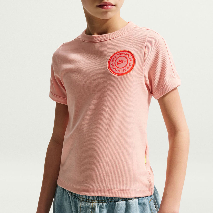 T-shirt Côtelé 8-16ans-Nike-NIN-IF2757-800-CLÉMENT